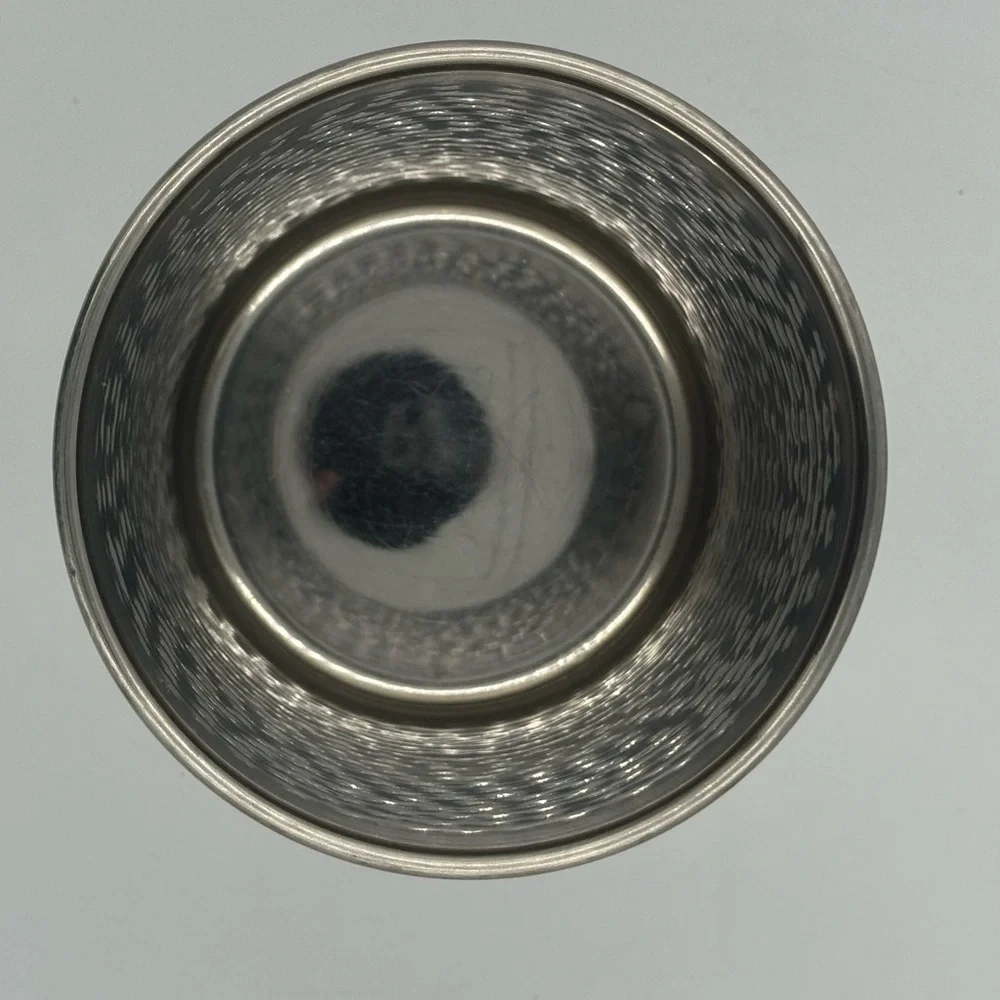 Hammered Silver Stainless Steel Utensil Caddy